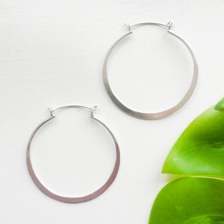 Organic Hoops - Argento per la vendita all'ingrosso da parte di WorldFinds