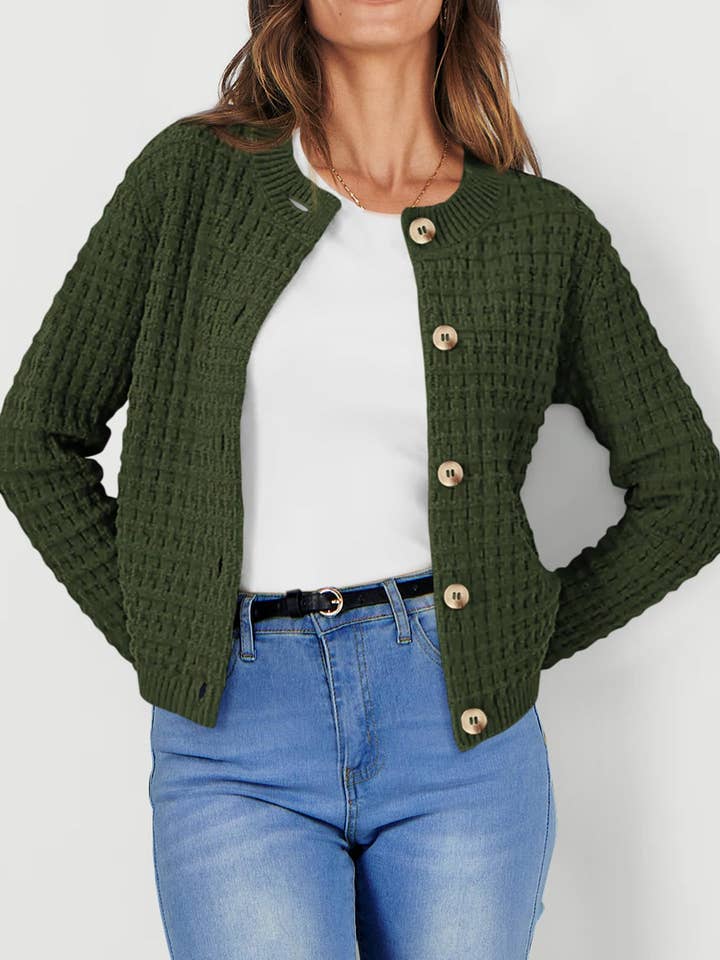 Lovesoft - Venta al por mayor Cárdigan - Mujer - Cárdigan de punto con botones para uso casual en la oficina41