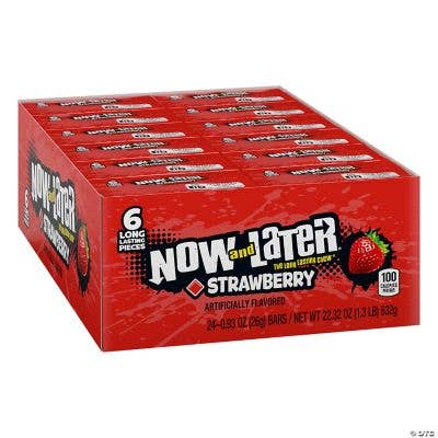 NOW & LATER STRAWBERRY for wholesale by Fun Express