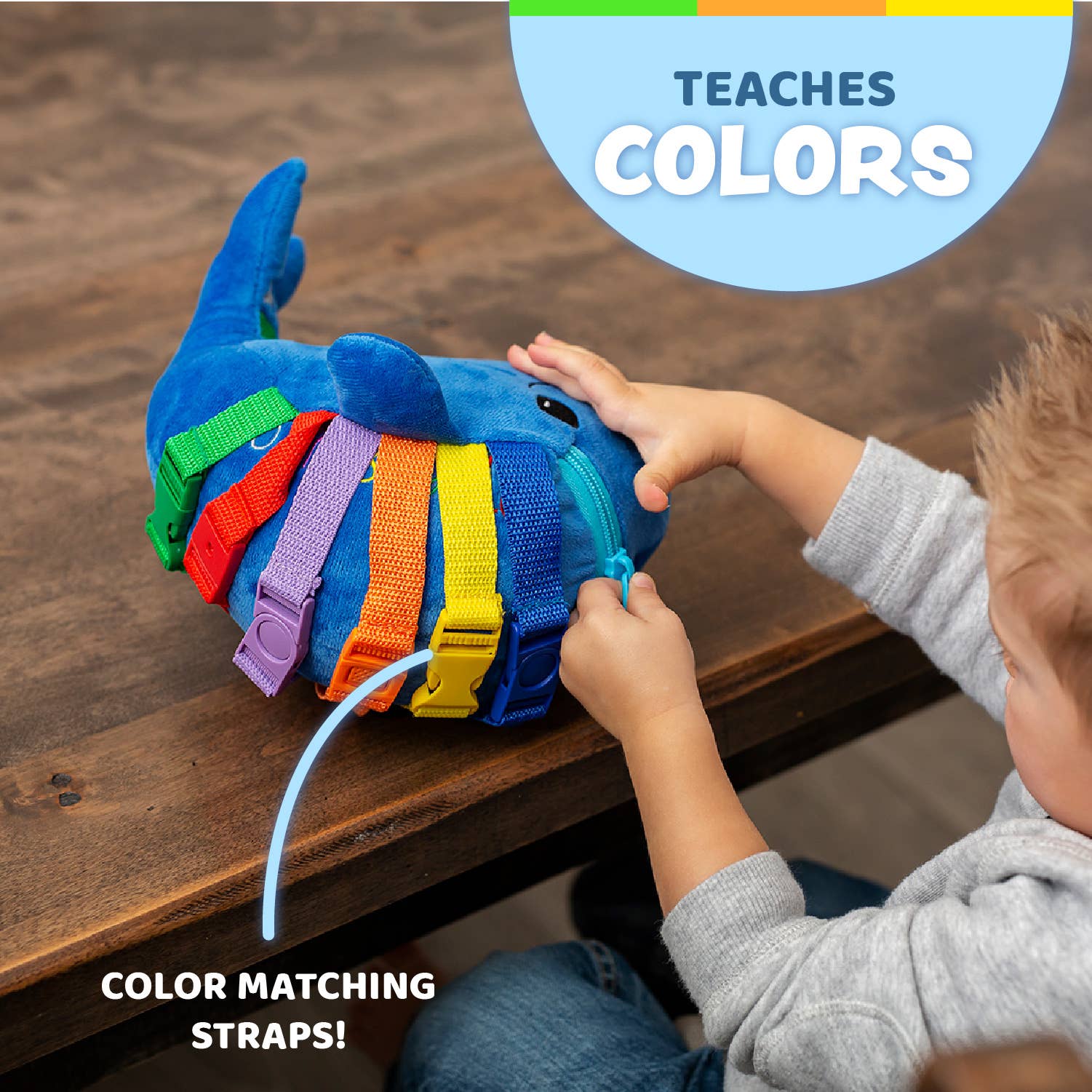 Buckle Toys - Wholesale Stuffed/Plush Toy - Kids & Baby - Blu Whale2