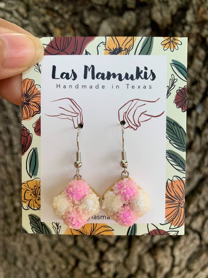 Small Mexican Marshmallow Cookie Dangles for wholesale by Las Mamukis