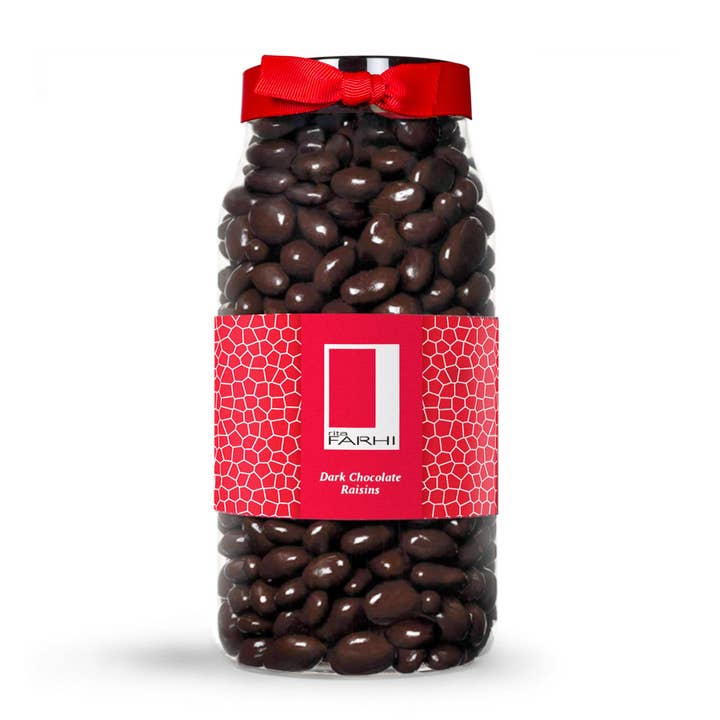 Dark Chocolate Coated Raisins, Palm Oil Free, 870g for wholesale by Mallow Tree Limited