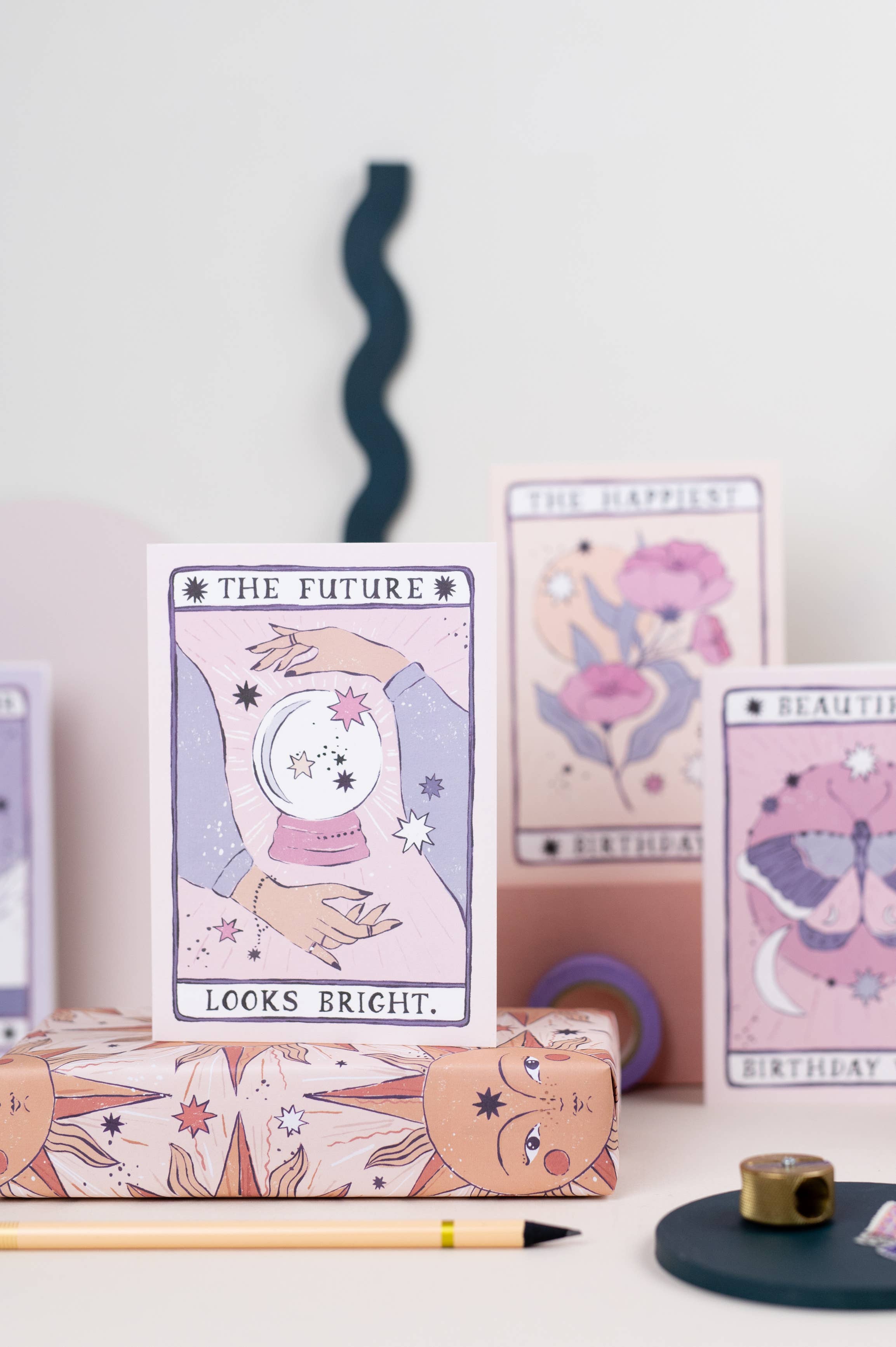 Sister Paper Co. - Wholesale Birthday Card - Tarot Flower Birthday Card | Tarot Card | Floral Cards4