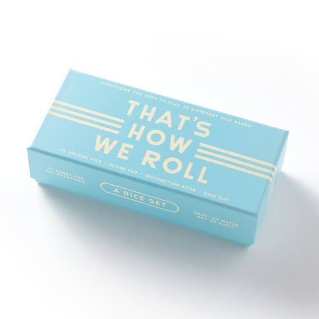 Abrams & Chronicle Books – wholesale Dice – That's How We Roll Dice Game Set0