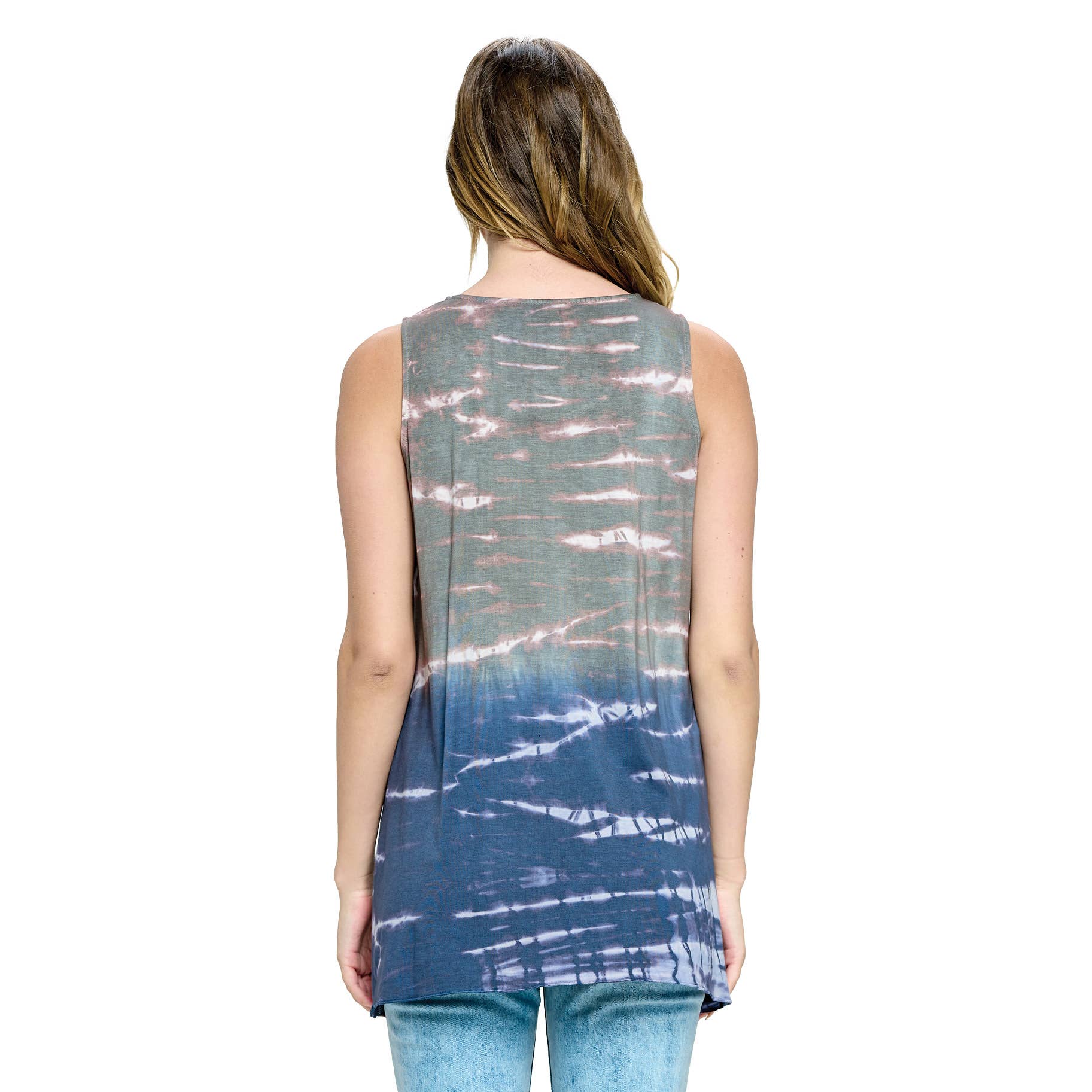 Yak & Yeti - Wholesale Tunic - Women's - Top Boho Chic Ruffled Tie Dye4