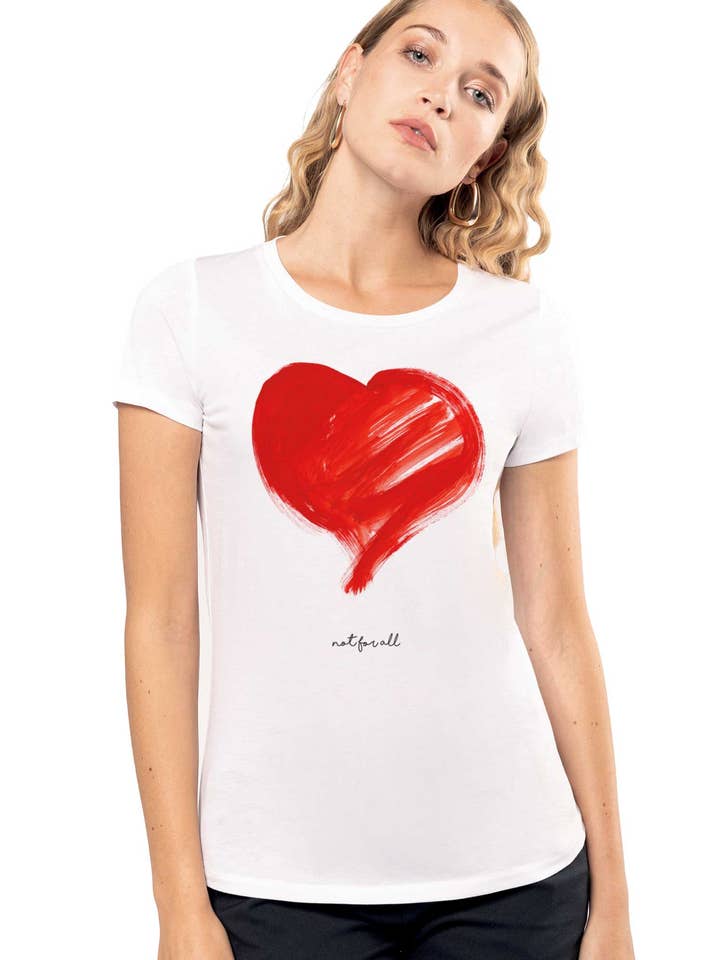 Dame T-shirt MIT STORE HJERTE for engroshandel hos Milord