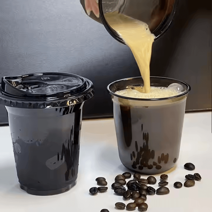 Clene Pack - Wholesale Disposable Cup - CLENE PACK Black Plastic Cups, PET, BPA-Free8