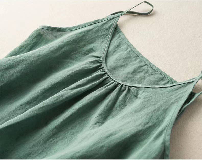 Hope & Sunshine - Wholesale Tank Top - Women's - Cotton Linen Camisole Tank Top9