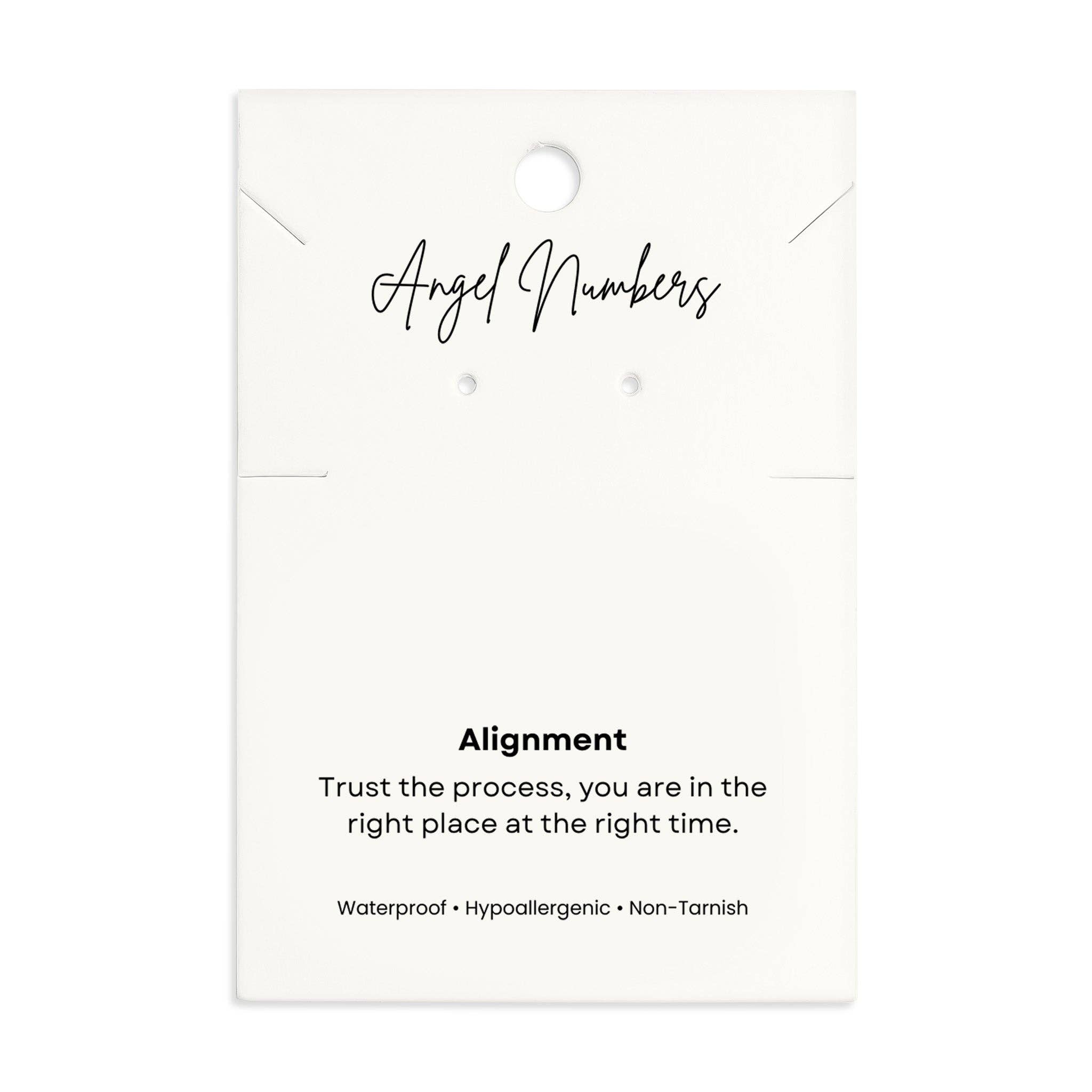 WJW – Suporte de joias e exposição por atacado – Cartões de Exibição de Números de Anjo (Colares, Brincos, Pulseiras)5