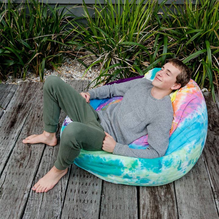 MOOCHI LIFE - Wholesale DIY craft kit - BEAN BAG CHAIR TIE DYE KIT (4 FOOT) - NEW TO MARKET!10