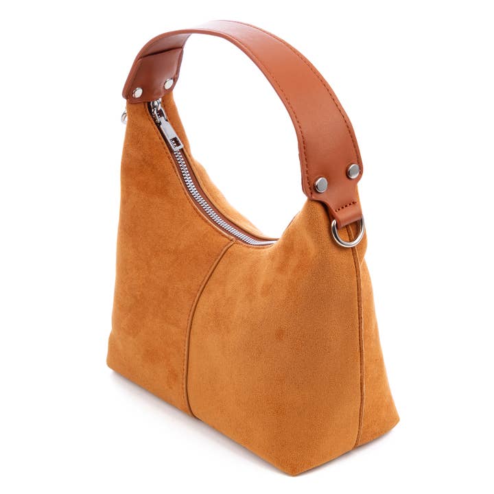 FIRENZE ARTEGIANI - Vendita all'ingrosso Tracolla - Donna - Atina borsa a tracolla in vera pelle scamosciata.8