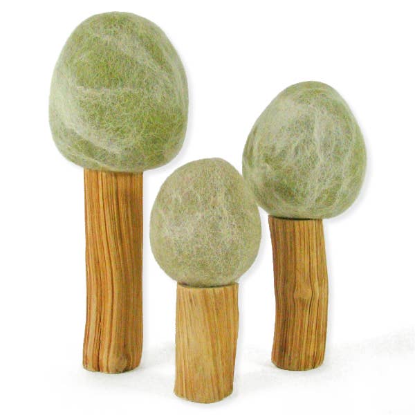 Árvores de inverno arco-íris - conjunto de 3 - PAPOOSE TOYS por atacado de Papoose Toys