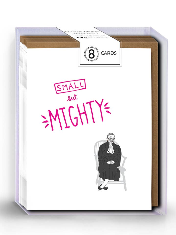 Ruth Bader Ginsburg Kleine, aber mächtige Karte - Box Set für den Großhandel von The Card Bureau