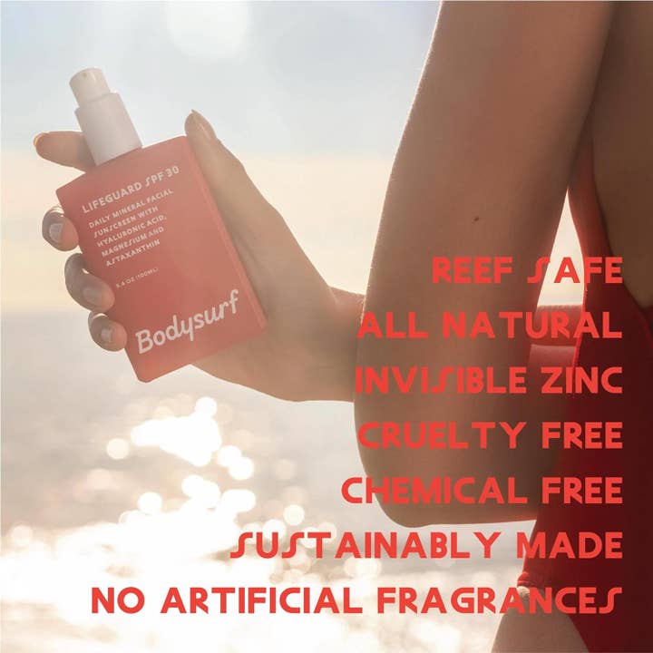 Bodysurf - Wholesale Sunscreen - Lifeguard SPF 30 Disappearing Mineral Sunscreen