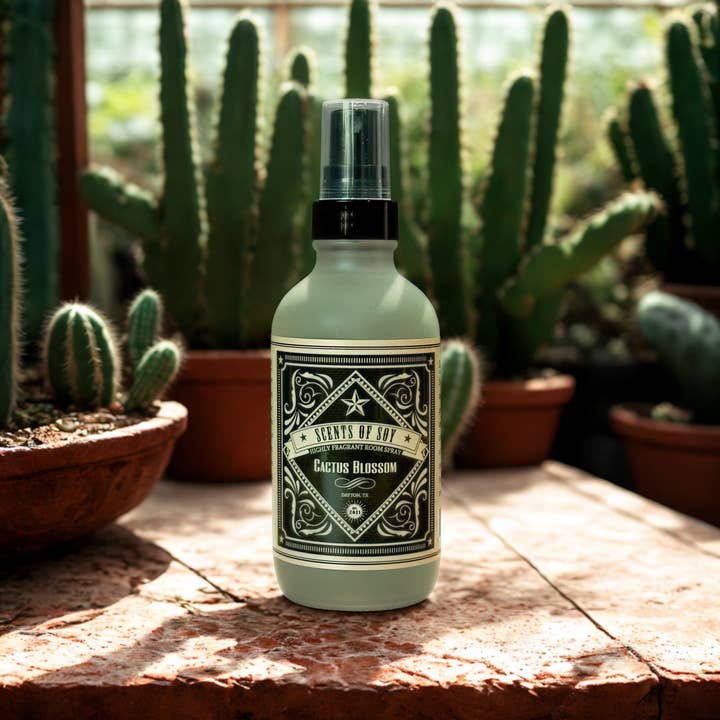Cactus Blossom Rustic Room Spray for wholesale by Scents Of Soy Candle Company