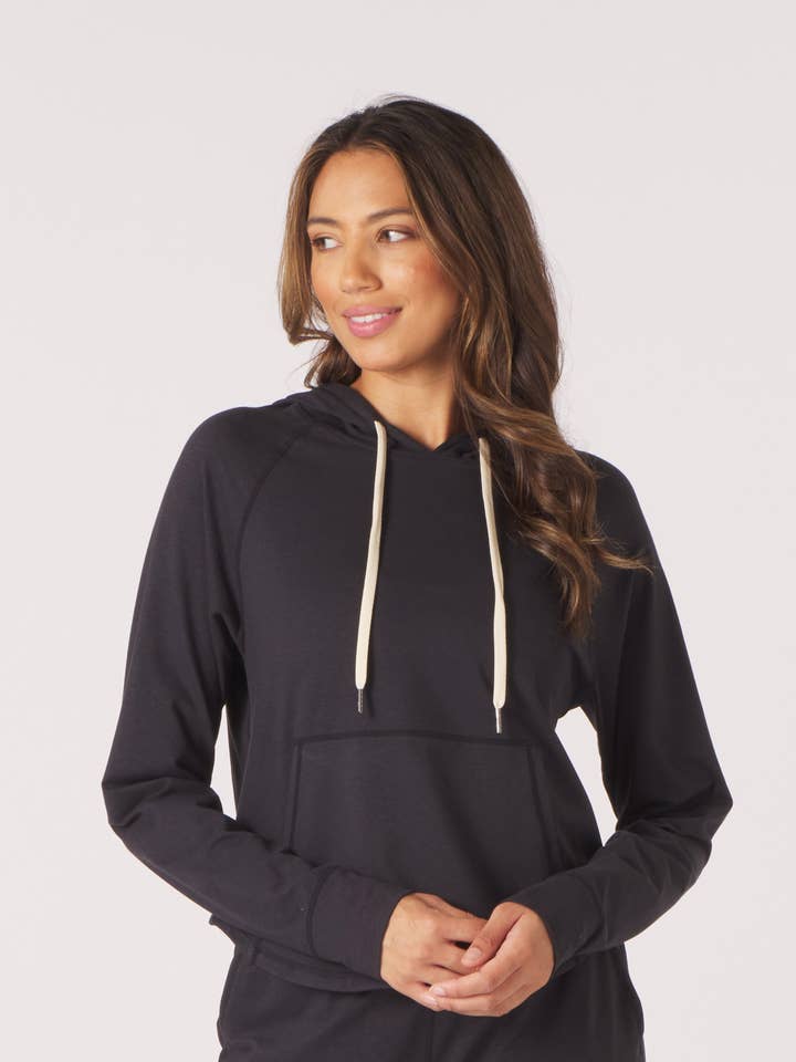 Sudadera con capucha Rocky: Black Marble para venta al por mayor de Glyder