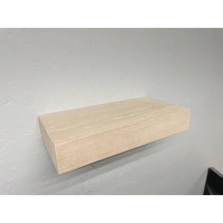 Unfinished White Oak Floating Shelves for wholesale by Larkul