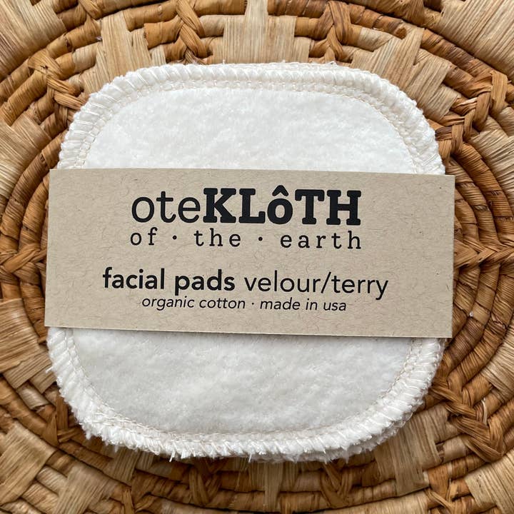 oteKLOTH – wholesale Cotton pad – Organic Cotton Reusable Cotton Rounds | Velour/Terry