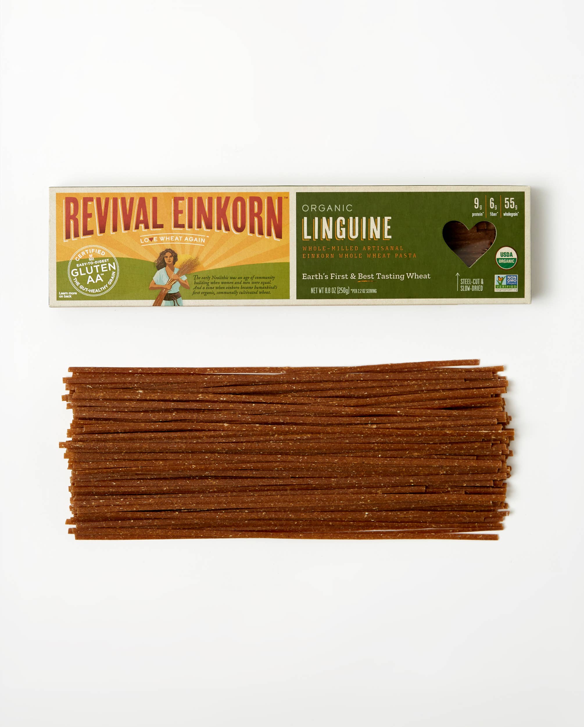 Revival Einkorn - Wholesale Pasta - Organic Einkorn Linguine