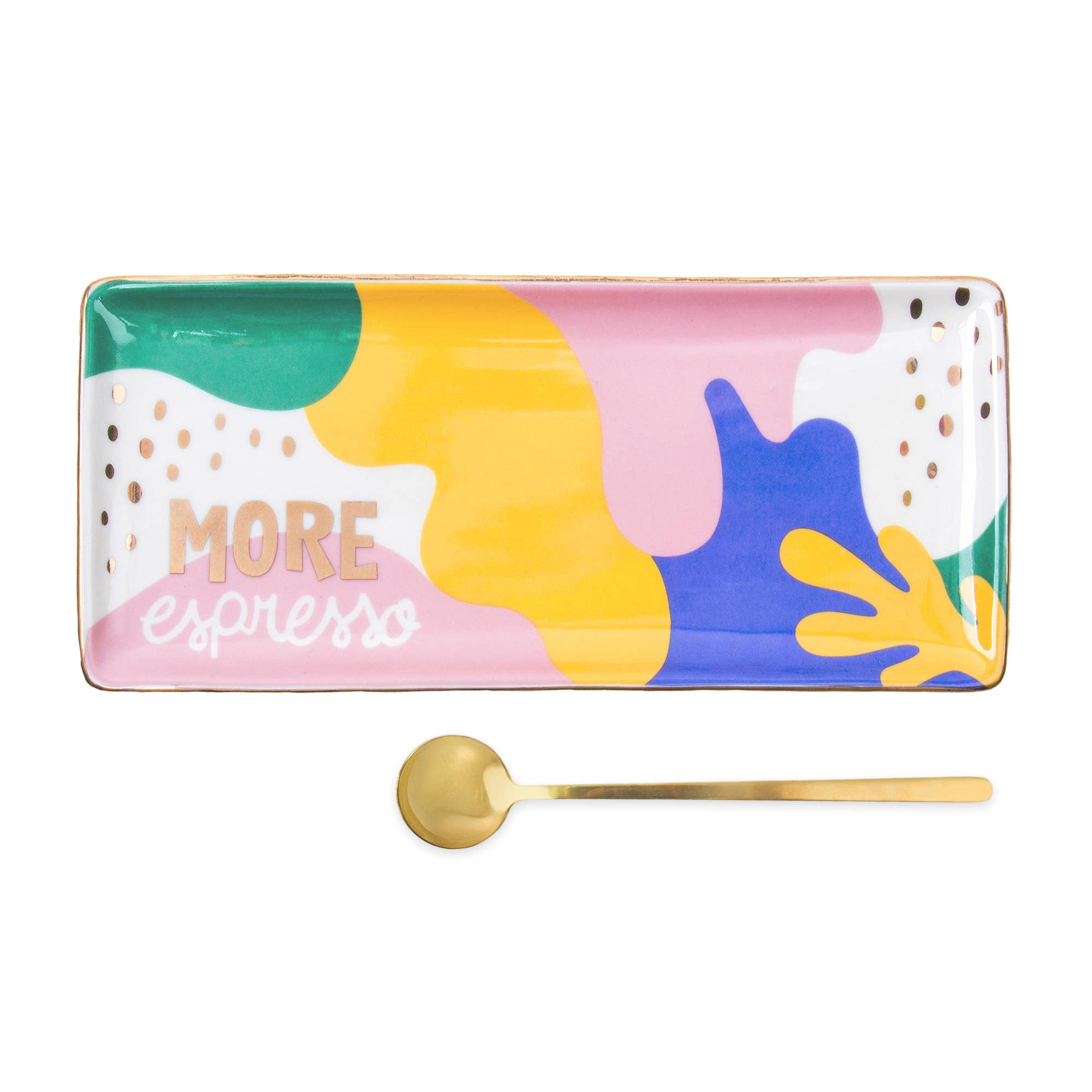 Helio Ferretti - Wholesale Serving Tray - SET OF TRAY  AND MUG - HAND PAINTED HF2