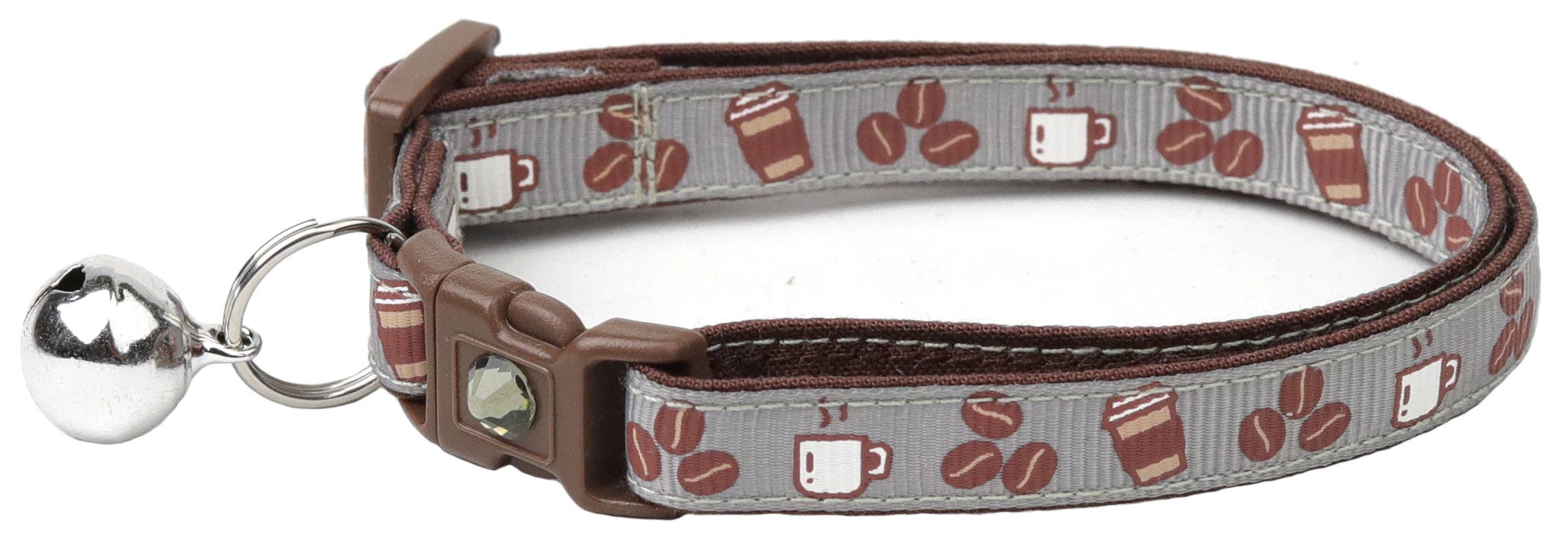 From Pugs to Persians Pet Accessories, LLC - Wholesale Pet Collar - Cat - Coffee Beans Breakaway Cat Collar22