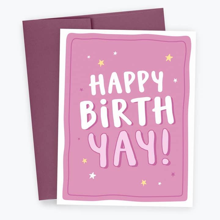 Birthday Greeting Card, Fun Vibrant Colorful Cards for wholesale by Kreate Paper Co.