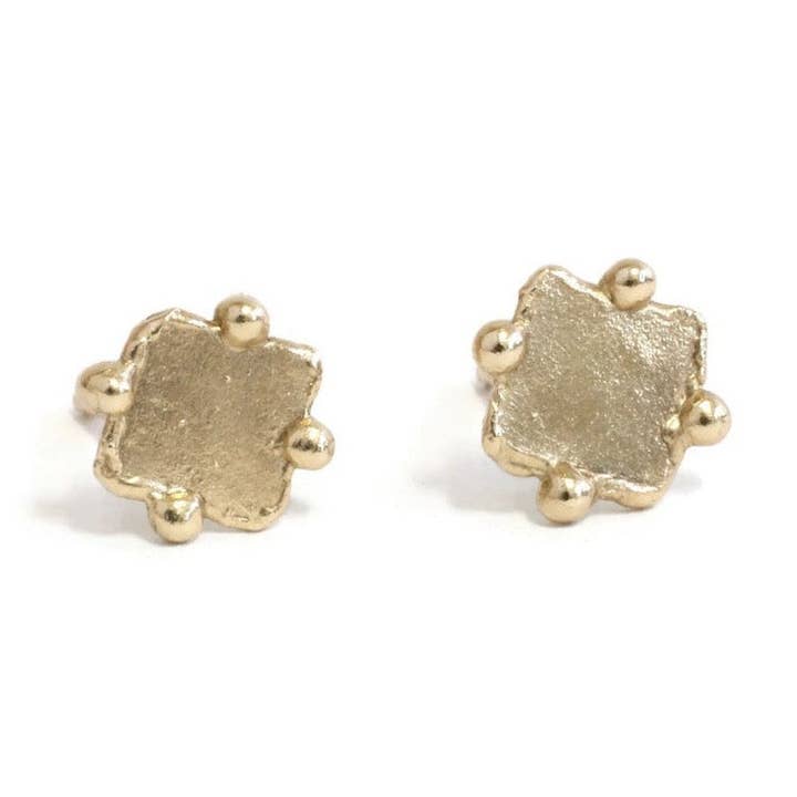 Groothandel met vierkante stipjes -E141YG, E141RG, E141WG voor wholesale door Linn.