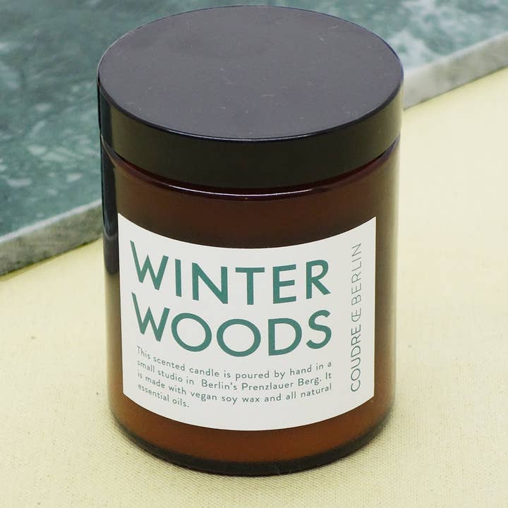 Coudre Berlin - Wholesale Jar/Filled Candle - WINTER WOODS/ESSENTIALS scented candle
