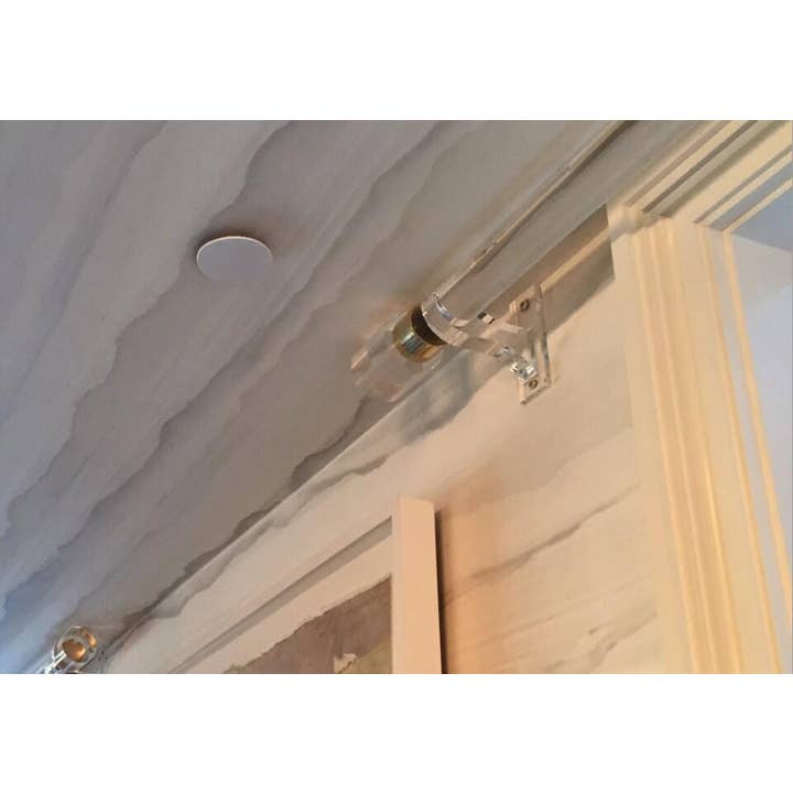 LuxHoldups - Wholesale Curtain Rod - Lucite Drapery Bracket for 1.5" Curtain Rod4