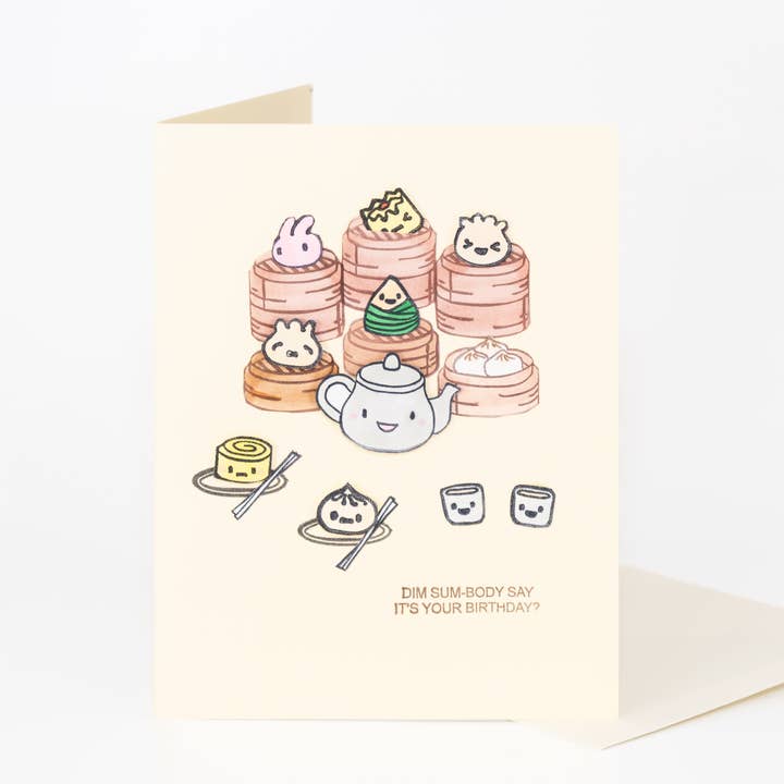 Dim Sum Card for wholesale by Andoria Paper