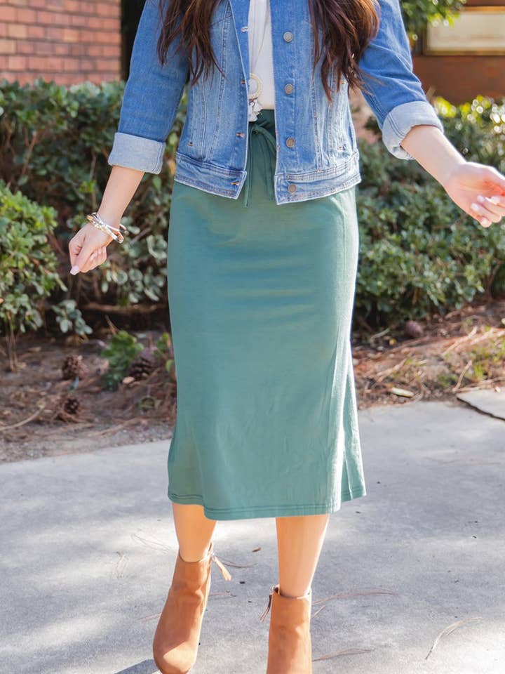 Tickled Teal – wholesale Kjol - Dam – Sonny Pennkjol6