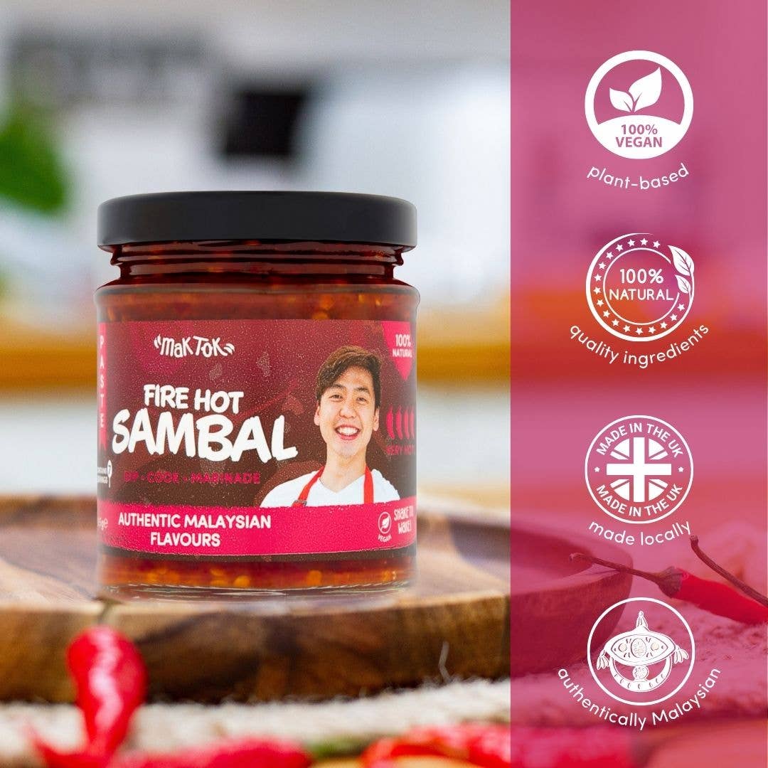 Mak Tok – wholesale Chili paste – Fire Hot Sambal Paste1