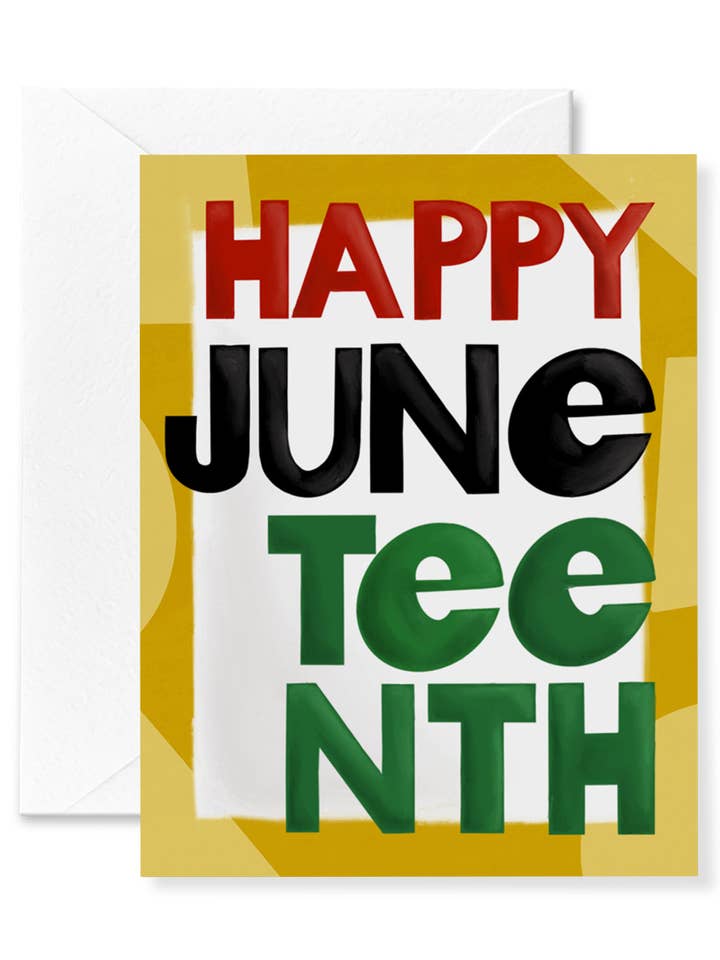 Cartão Jazzy Juneteenth por atacado de Announce Divinely