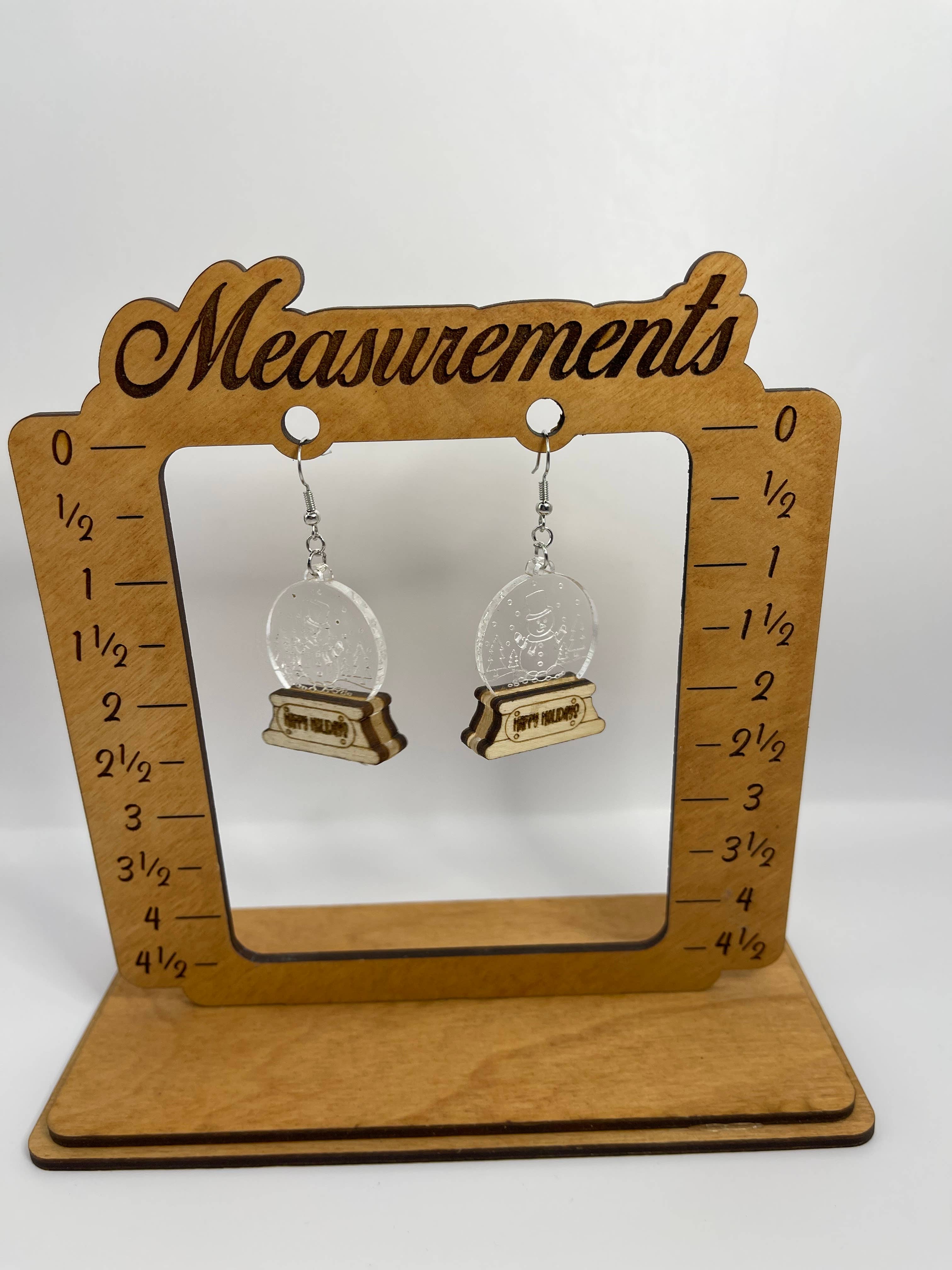 Rise N' Sign – wholesale Dangle earrings – SNOW GLOB DANGLYS6