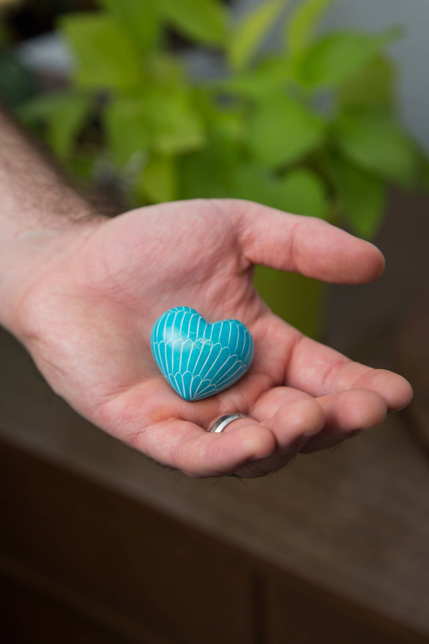 Ten Thousand Villages - Wholesale Decorative Tabletop Object - Kisii Wishing Heart2