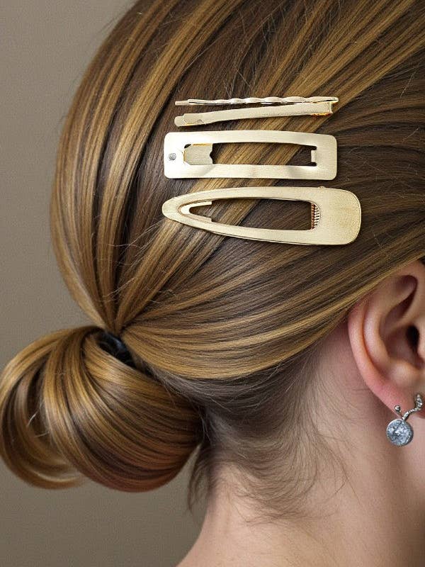 Juego de 4 horquillas básicas para el cabello. para venta al por mayor de Andrea Bijoux