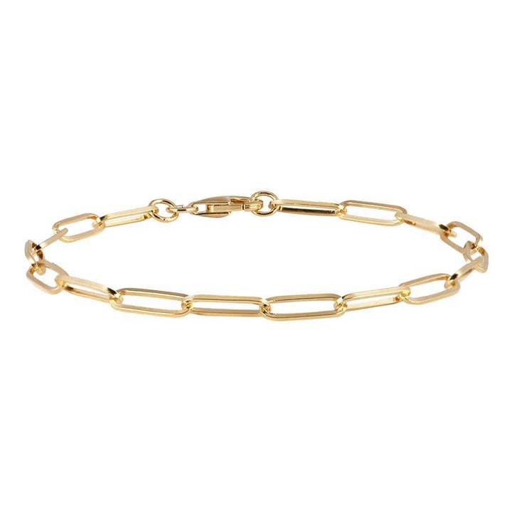 Vergoldetes Armband mit langem Link für den Großhandel von Juulry