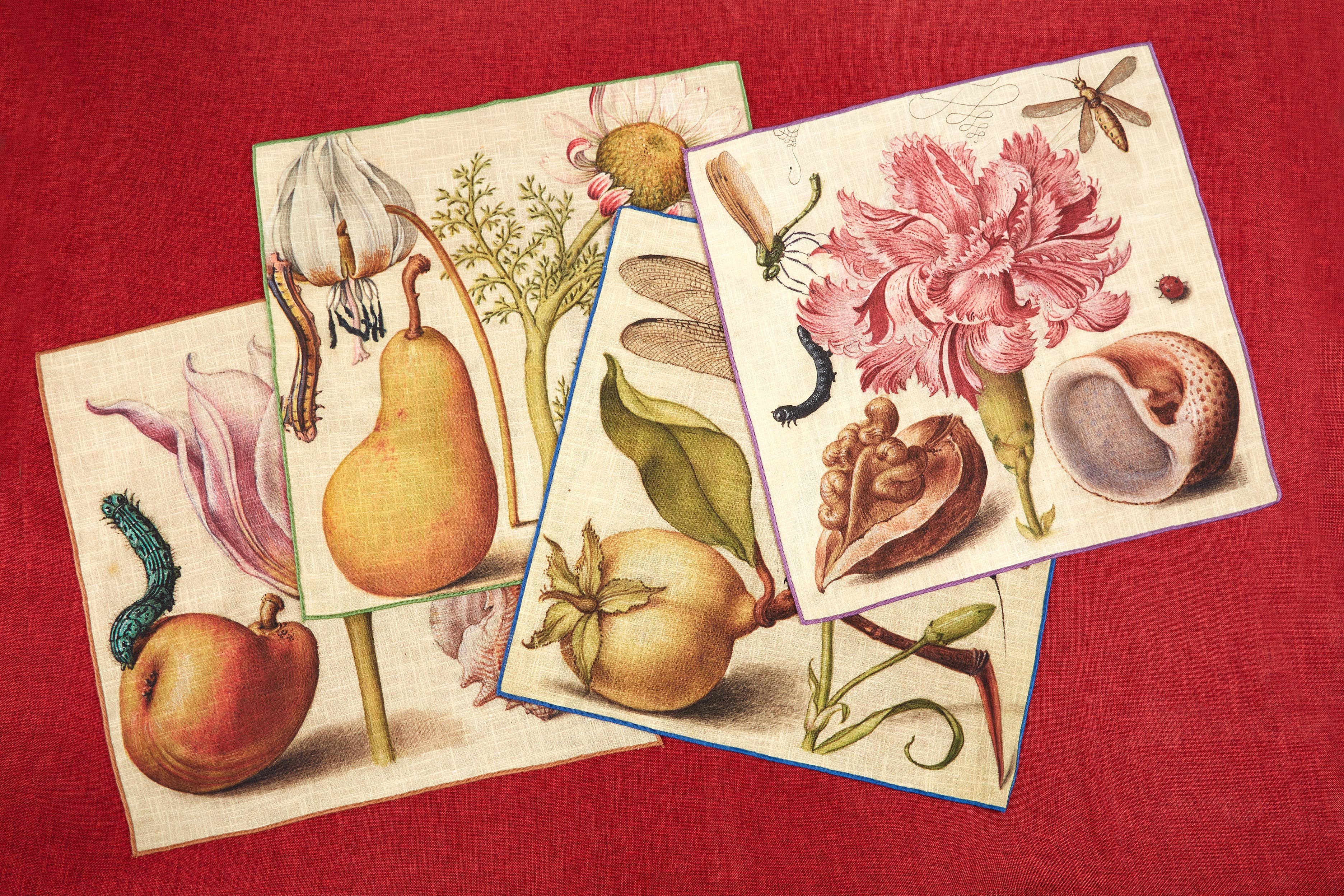 Siren Song - Wholesale Dinner & Cloth Napkin - Botanical Dinner Napkins Set of Four
1