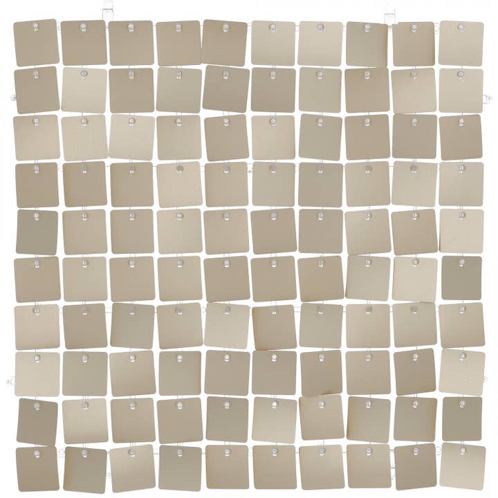 Folat BV - Wholesale Decal - Party Decorations - Shimmer Panels - Matt Gold - 30 x 30 cm1