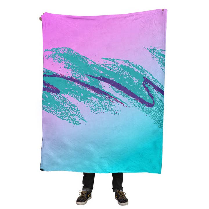 90's Swoosh Vaporwave Filt för wholesale av Beloved Shirts