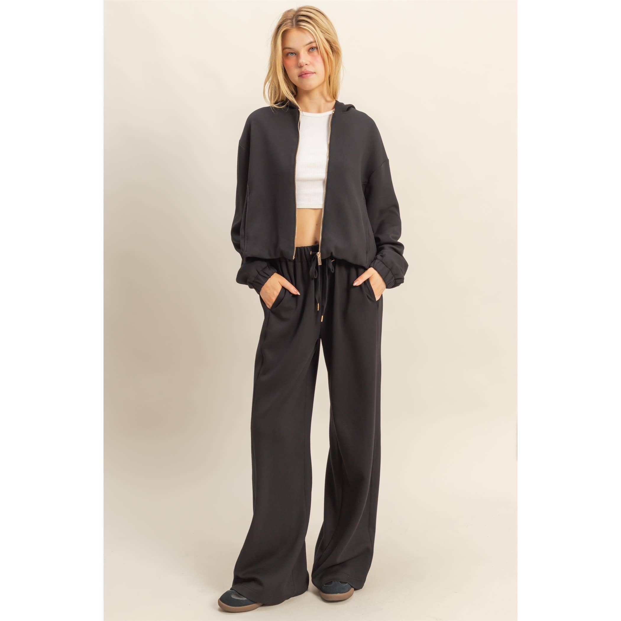 HYFVE - Vente Sweat à capuche – femme - Sweat à capuche zippé décontracté chic20