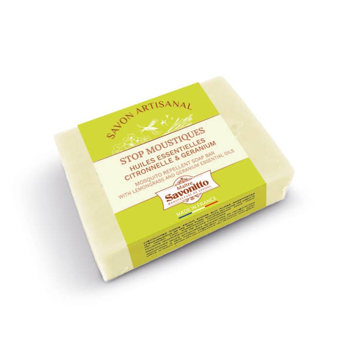 MAITRE SAVONITTO - Vendita all'ingrosso Saponette - Sapone "Stop Zanzare", Citronella & Geranio