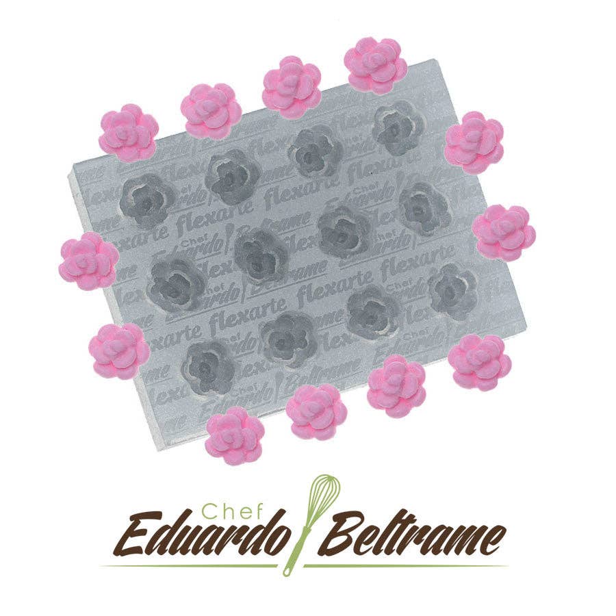 FLEXARTE Small Eva Flowers Silicone Mold