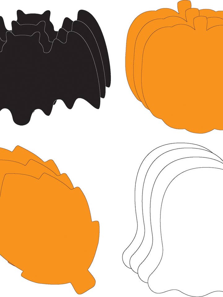 Stort utklipp Set - Halloween för wholesale av Creative Shapes Etc.