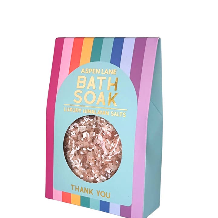Presente de Sal de Banho do Himalaia com Risca Presente de Agradecimento ao Professor por atacado de Aspen Lane