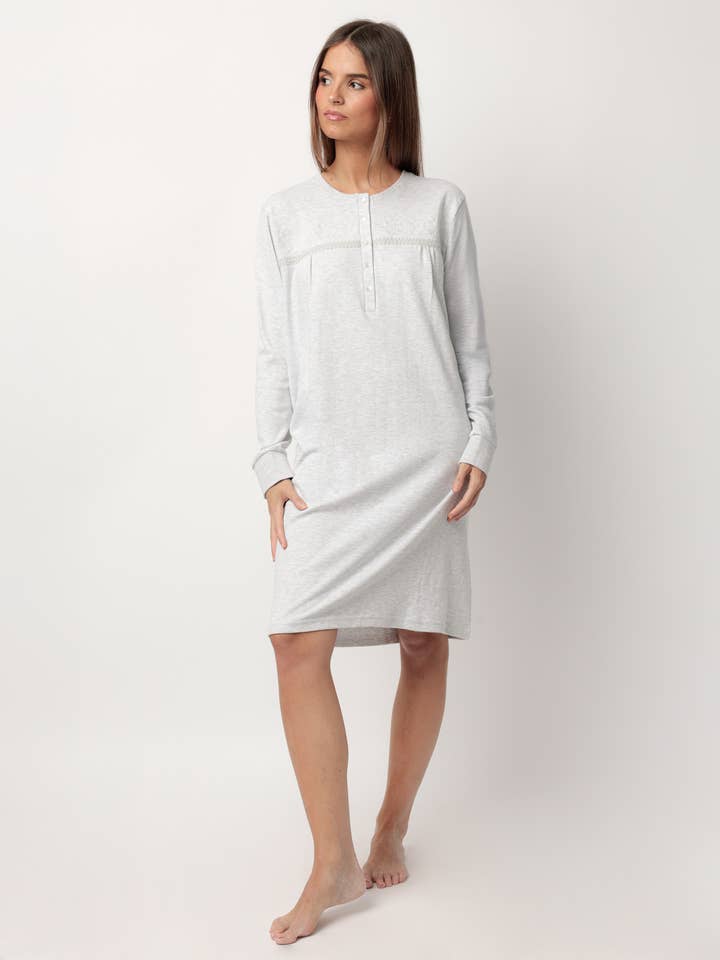 Classic Interlock Nightdress for wholesale by ADMAS