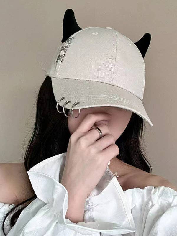 Sheer Trend - Wholesale Baseball Cap - Women's - Hip-Hop Style Metal Ring Cap5