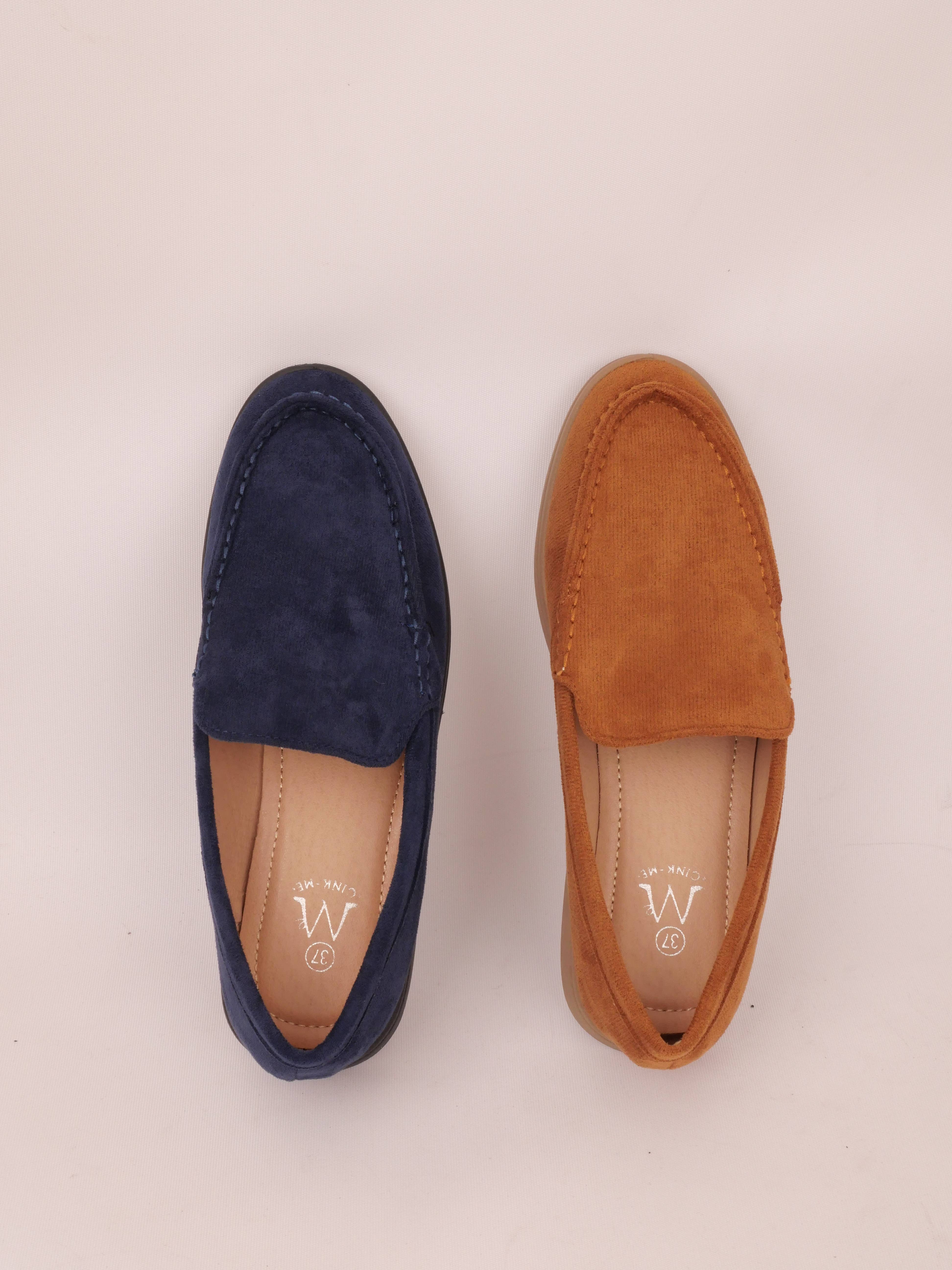 BELLICY / Cink-me - Wholesale Loafers - Women's - L09-6, Suedette loafer moccasins3