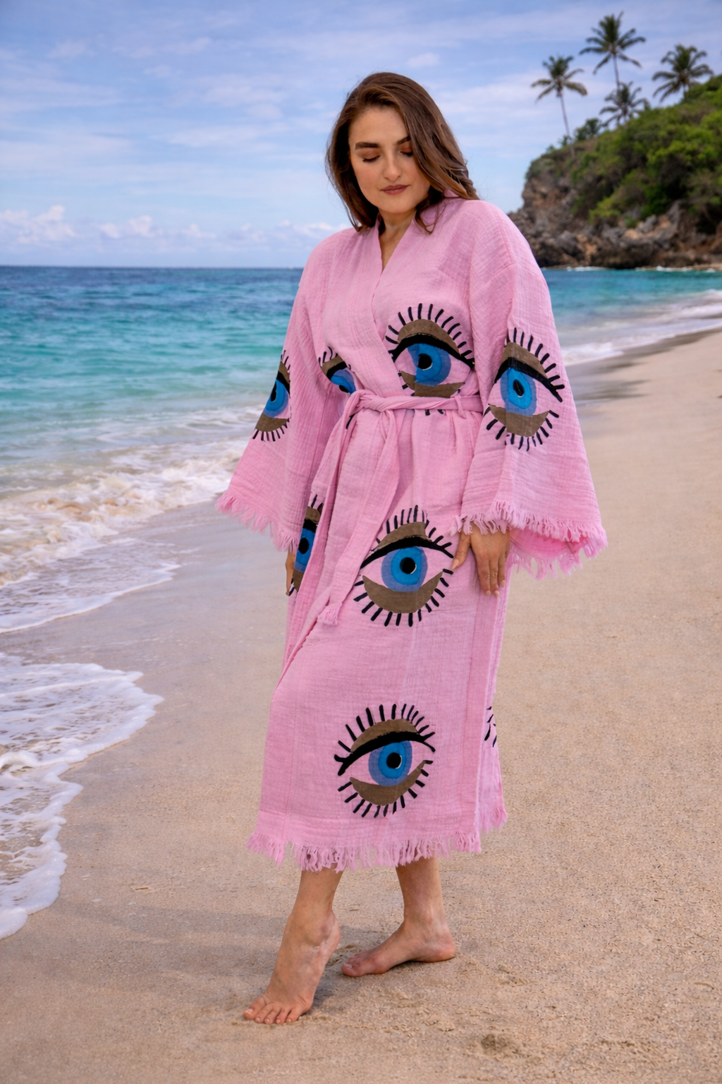 Karli Buxton - Wholesale Robe - Unisex - Gold Eye Kaftan Summer!5