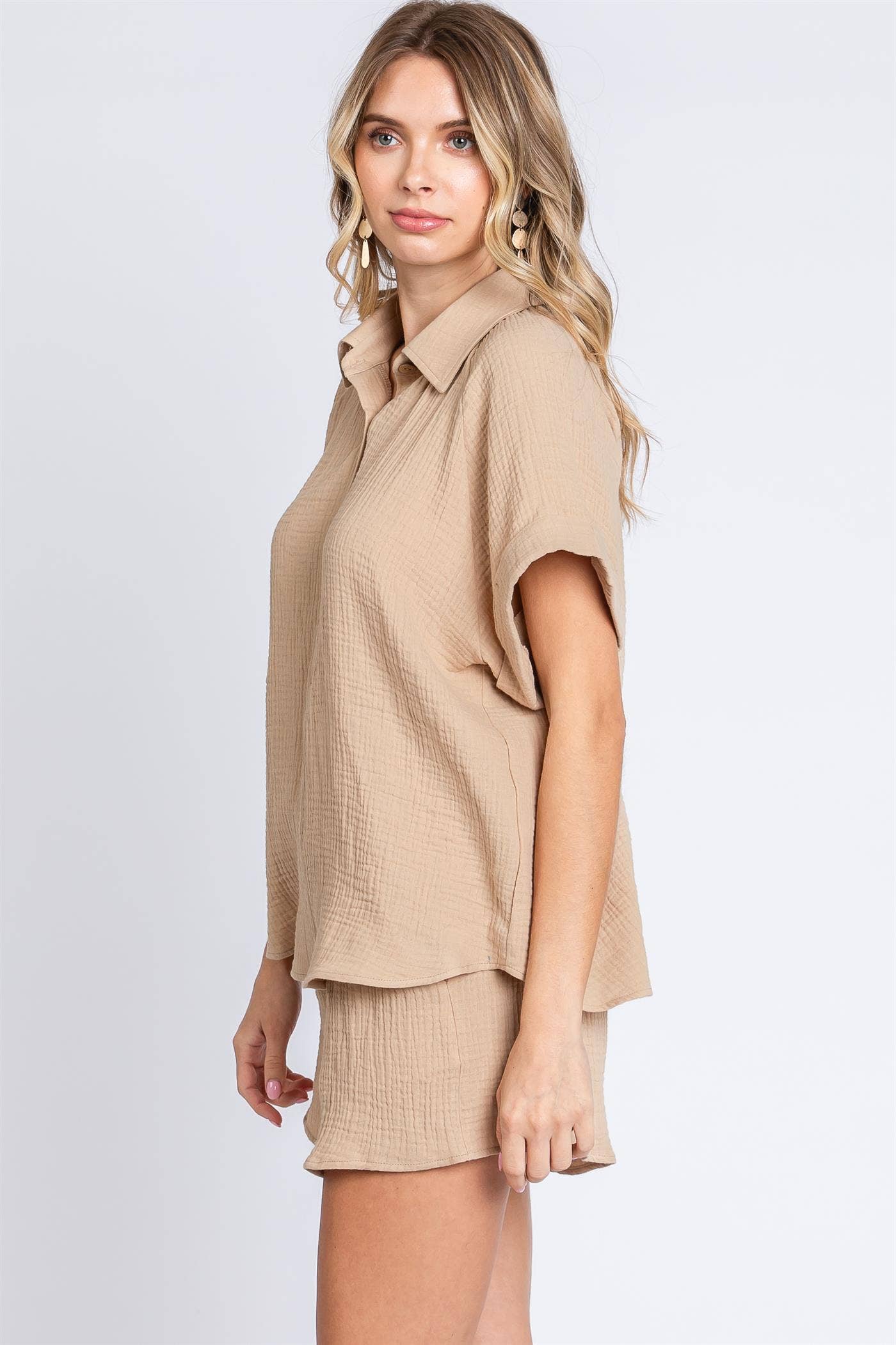 GeeGee x Lovelo - Vente Ensemble de vêtements d'intérieur – femme - Ensemble de 2 pièces Plus Gauze : WTP61501PL29